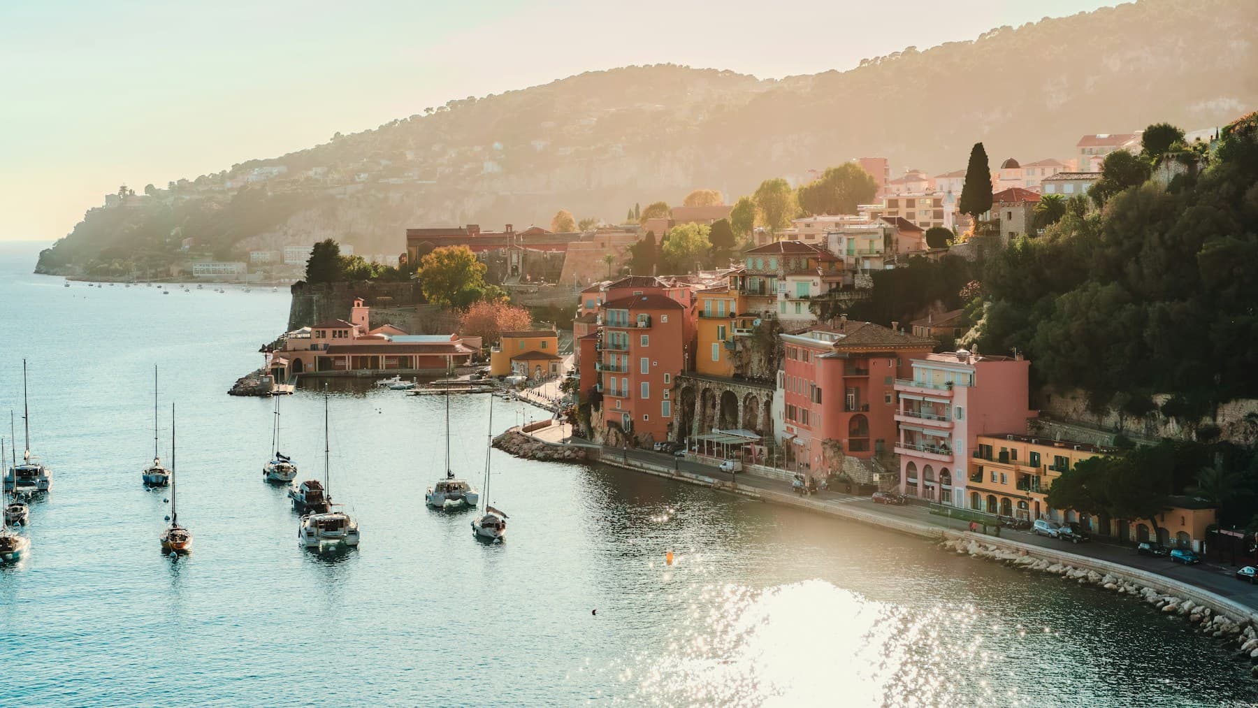 Côte d'Azur coastline